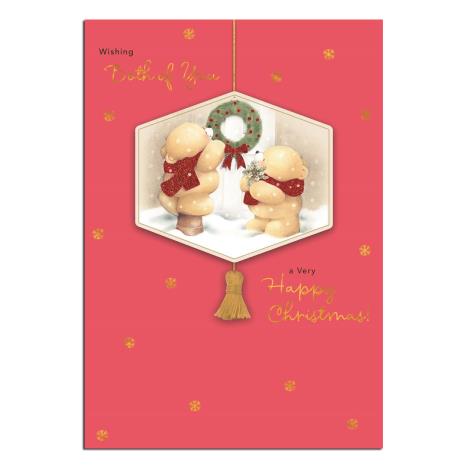 Both Of You Forever Friends Christmas Card